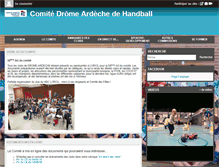 Tablet Screenshot of handball2607.org